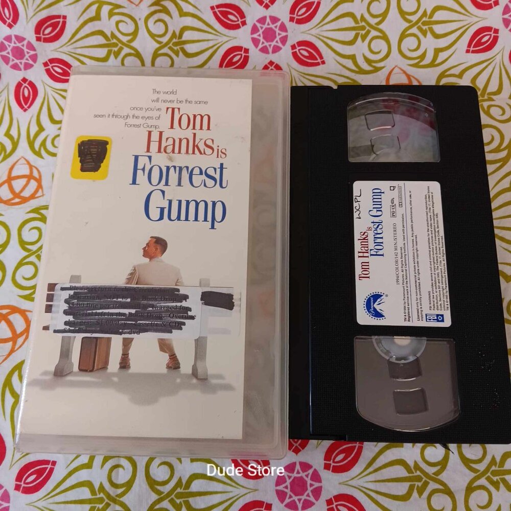 FORREST GUMP - Tom Hanks - Gary Sinise - Sally Field - Original 1995 VHS